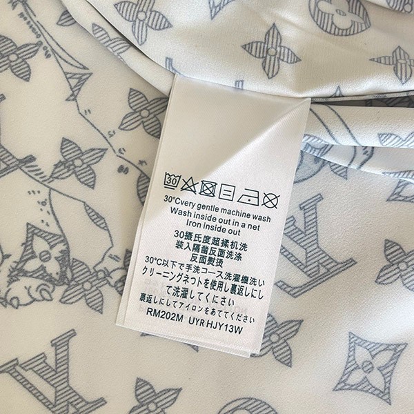 ルイヴィトン コピー チャップマンブラザーズコラボ シルク長袖シャツ vuw38646